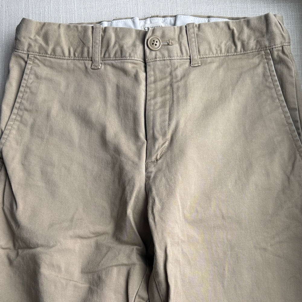 Crewcuts Kids Slim Tan Khaki Pants